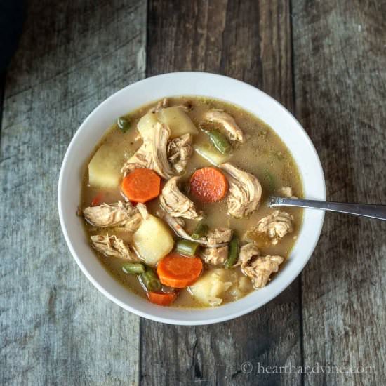 One Pot Chicken Stew Recipe - Recipe photo by hearthandvine