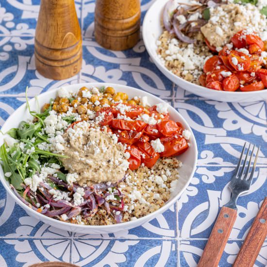 35-Minute Mediterranean Quinoa Bowl - Recipe photo by marleysmenu