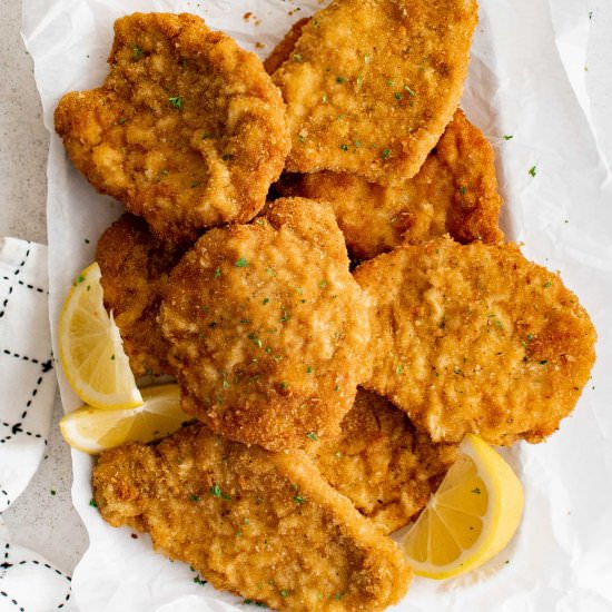 Pork Schnitzel - Recipe photo by theforkedspoon