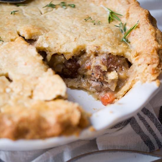 Irish Lamb Pie (with Meatballs) - Recipe photo by sipandsanity
