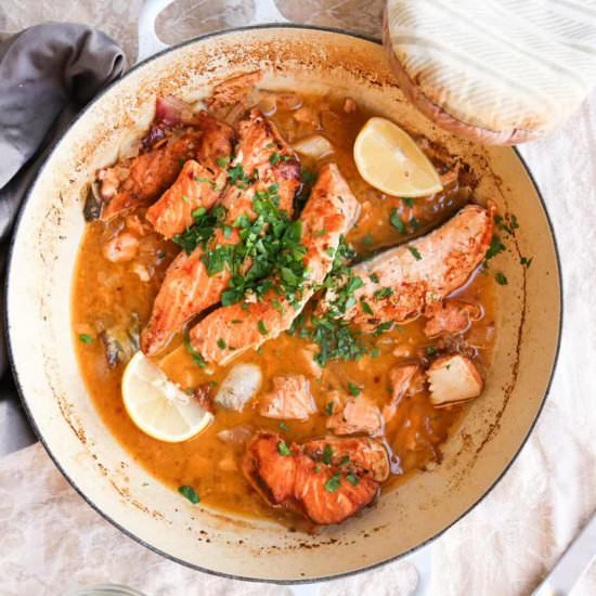 Keto Salmon With Butter Sauce - Recipe photo by Eatingworksnj