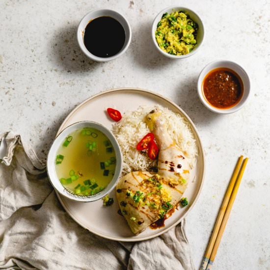 Easy Hainanese Chicken Rice - Recipe photo by etfoodvoyage