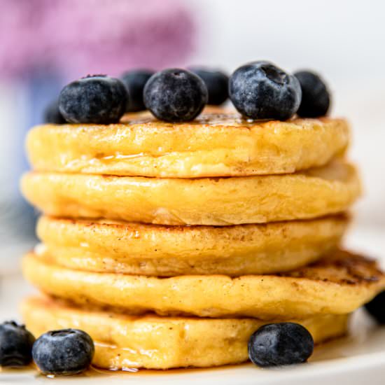 Cottage cheese panckes - Recipe photo by Gina Gibson