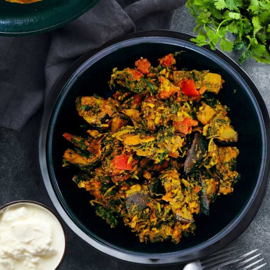 Baingan Methi Recipe - Recipe photo by livingsmartandhealthy