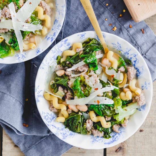 Escarole Soup - Recipe photo by Running to the Kitchen