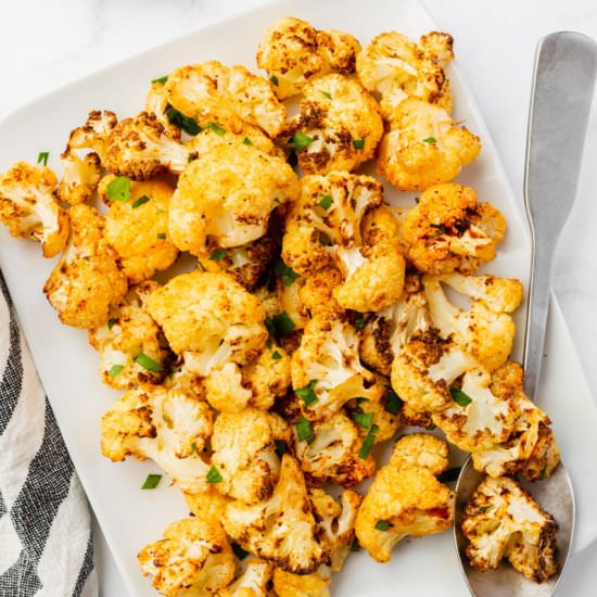 Air Fryer Cauliflower - Recipe photo by Air Fryer Eats