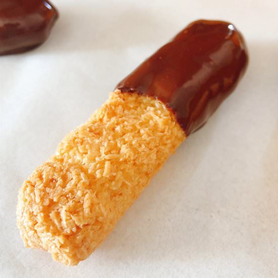 coconut chocolate sticks - Recipe photo by myfoodmemoirs