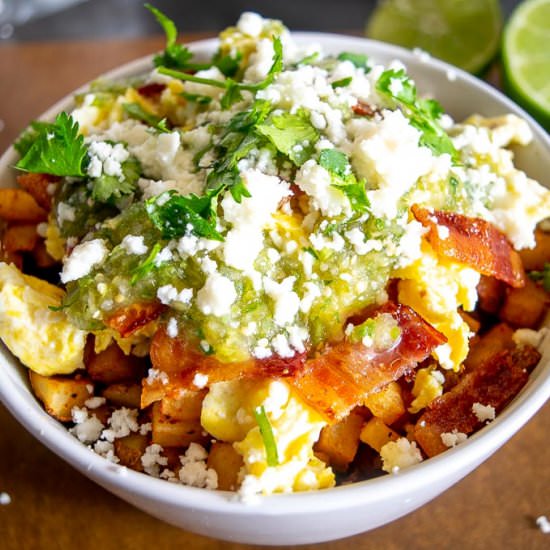 Breakfast Burrito Bowls - Recipe photo by MexicanPlease