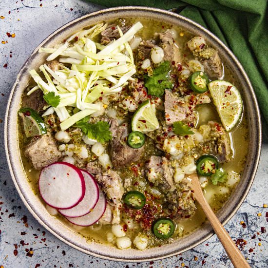 Pozole Verde - Recipe photo by ChiliPepperMadness