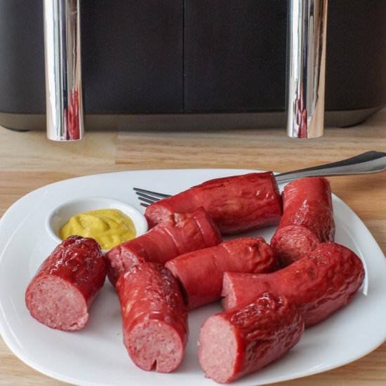 Air Fryer Kielbasa (Kovbassa) - Recipe photo by Food Meanderings