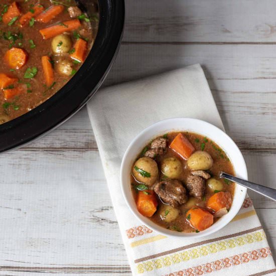 Irish Beef Stew in the Slow Cooker - Recipe photo by hearthandvine
