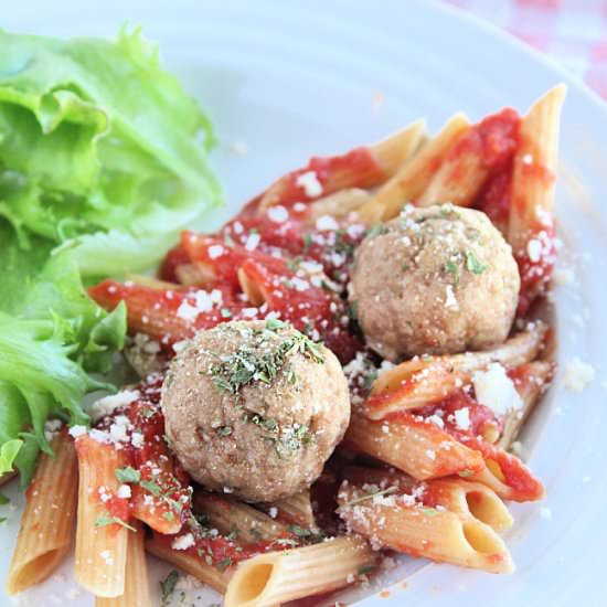 Baked Turkey Meatballs - Recipe photo by biggreenhouse
