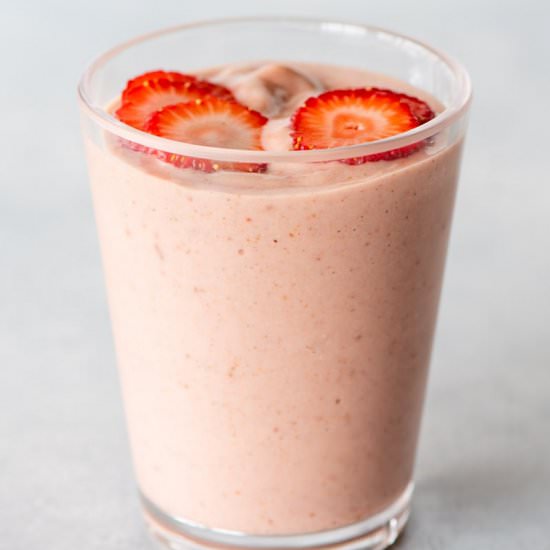 Strawberry Shortcake Smoothie - Recipe photo by wholefully