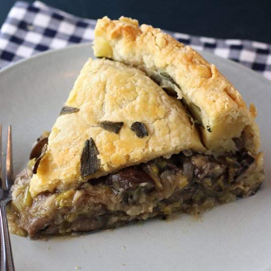Mushroom pot pie - Recipe photo by Food Gal