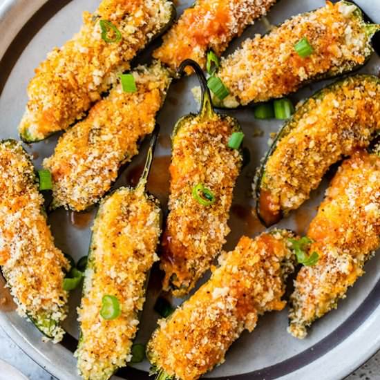 Buffalo Chicken Jalapeño Poppers - Recipe photo by Skinnytaste
