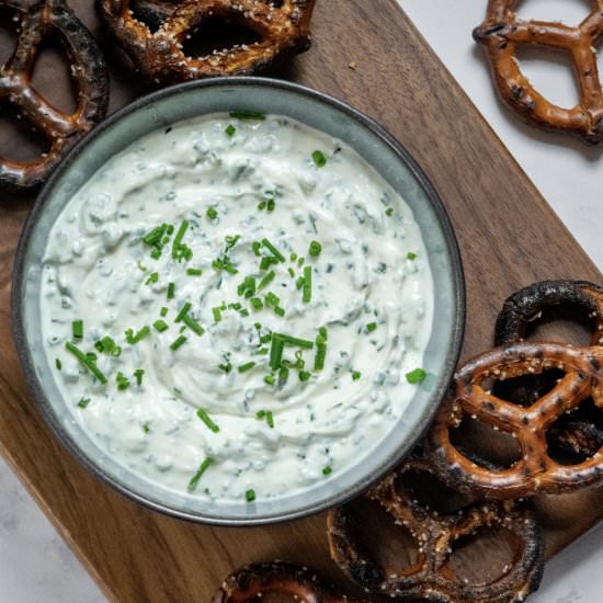 Sour Cream and Chive Dip - Recipe photo by JawnsICooked