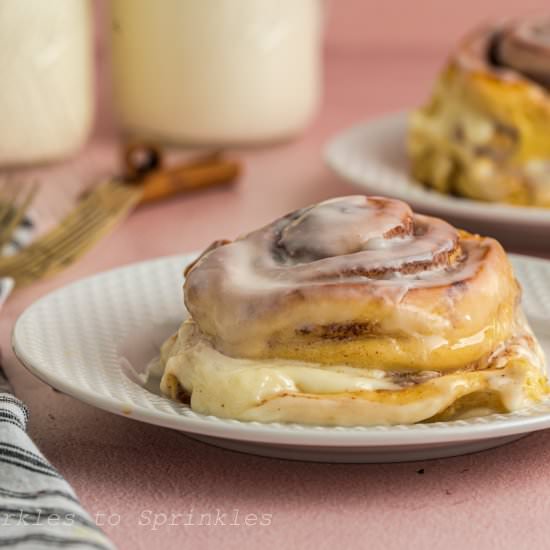 Cheesecake Stuffed Cinnamon Roll Bake - Recipe photo by sparkles to sprinkles
