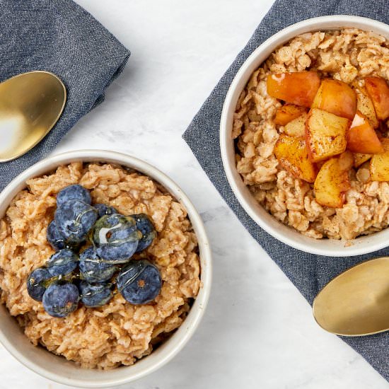 Cinnamon Spice Oatmeal - Recipe photo by casualepicure