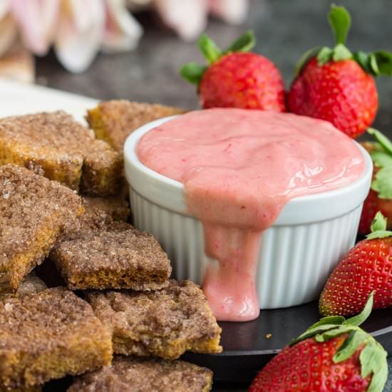 Cinnamon Chips with Daiquiri Dip - Recipe photo by CallMePMc