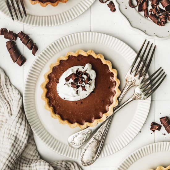Chocolate tartlets - Recipe photo by Sweetly Cakes