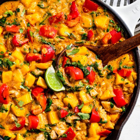 Mango Chicken Curry - Recipe photo by Get Inspired Everyday