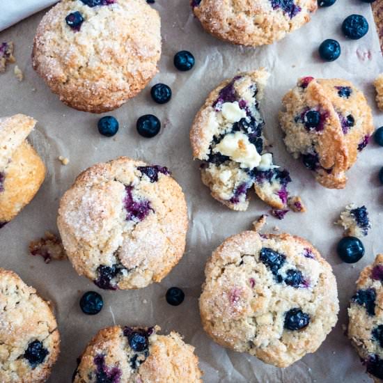 Blueberry White Chocolate Muffins - Recipe photo by ThePypersKitchen
