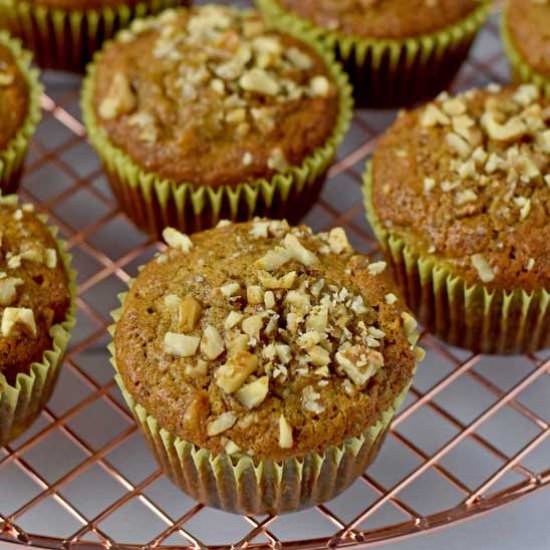 Gluten Free Banana Nut Muffins - Recipe photo by Flavor Walk