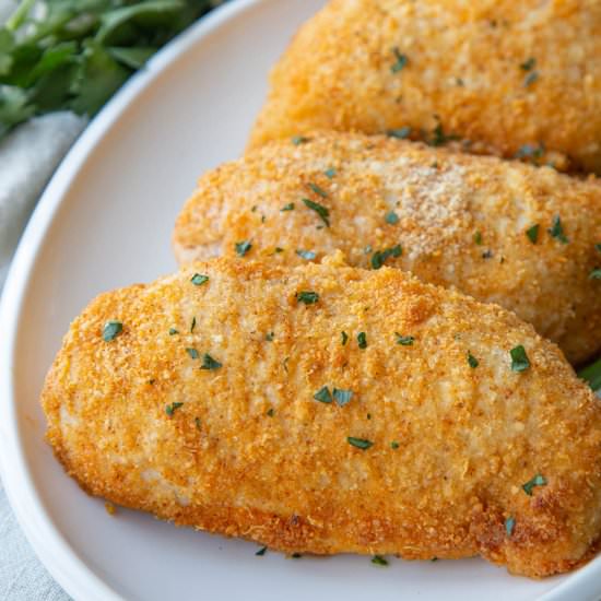 Baked Parmesan Crusted Chicken - Recipe photo by giftofhospitality