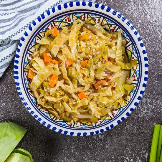 Greek Cabbage And Rice Stew - Recipe photo by mamazilla