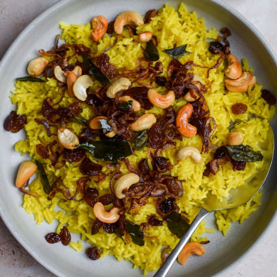 Sri Lankan Yellow Rice - Recipe photo by missrachelphipps