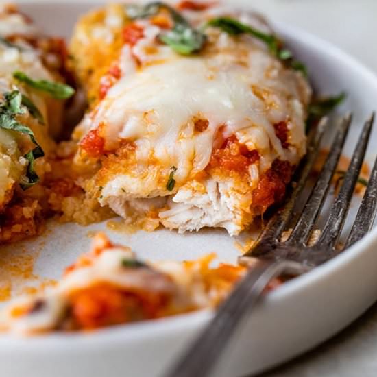 Chicken Tenders Parmesan - Recipe photo by Skinnytaste