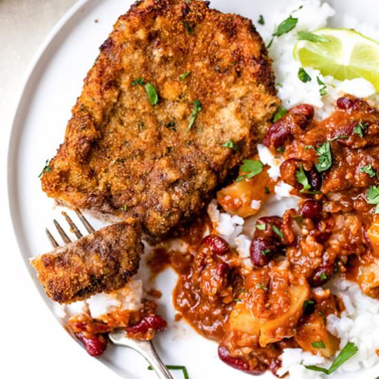 Air Fryer Breaded Cubed Steak - Recipe photo by Skinnytaste