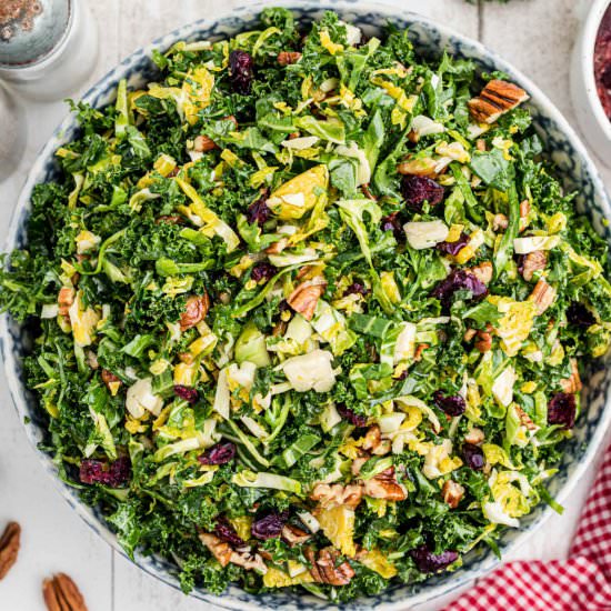 Cracker Barrel Kale Salad - Recipe photo by thecaglediaries