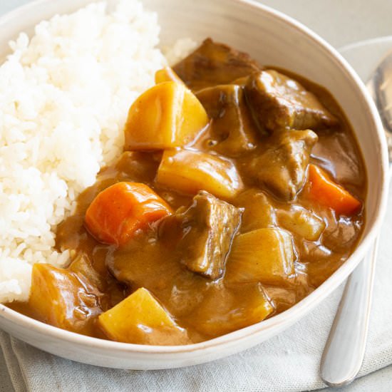 Japanese Beef Curry - Recipe photo by Wandercooks