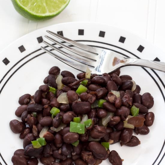 easy Mexican black beans - Recipe photo by mindyscookingobsession
