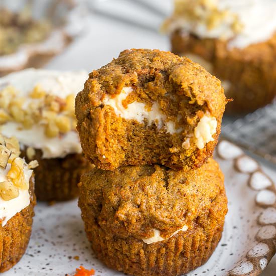 Cream Cheese Filled Muffins - Recipe photo by Kathryns.kitchen.blog