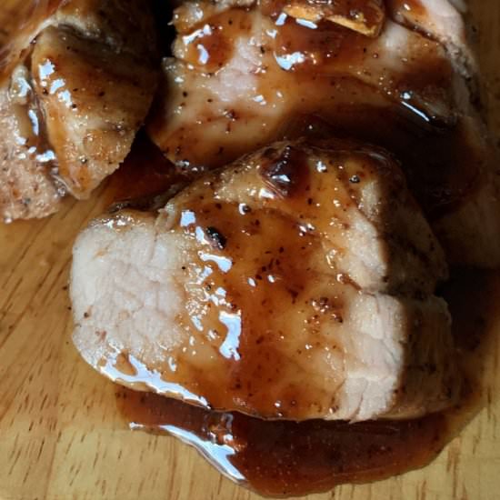 Savory Honey Garlic Pork Tenderloin - Recipe photo by NotEntirelyAverage