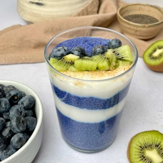 Blue Chia Pudding - Recipe photo by serenetrail