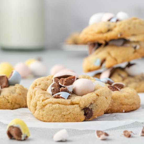 Mini Egg Cookies - Recipe photo by stateofdinner