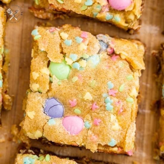 Easter Blondies - Recipe photo by emilyenchanted