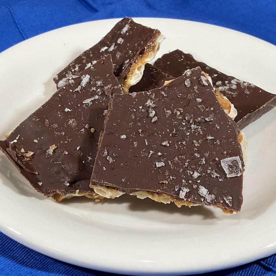 Salted Matzo Toffee Crack - Recipe photo by scotch_scones