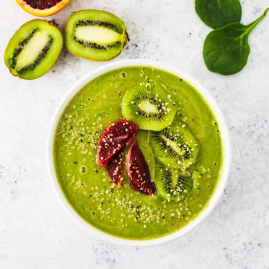 Glowing Green Smoothie Bowl - Recipe photo by trafficlightcook