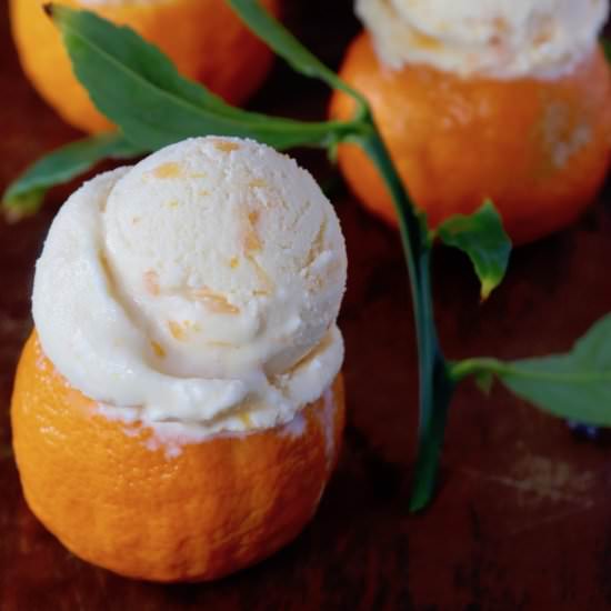 Creamsicle Ice Cream - Recipe photo by cookingontheweekends