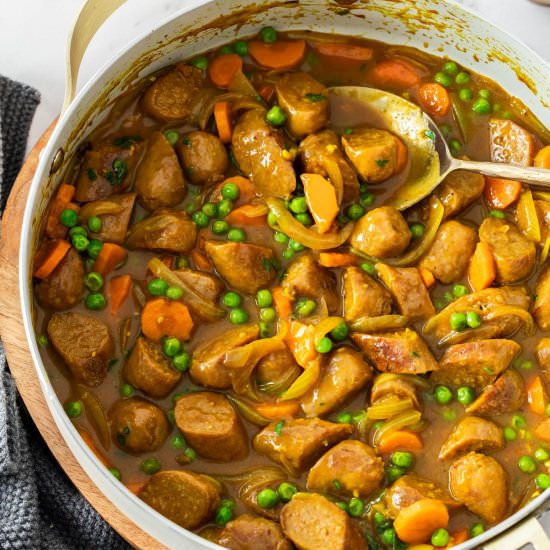 Curried Sausages - Recipe photo by sugarsaltmagic