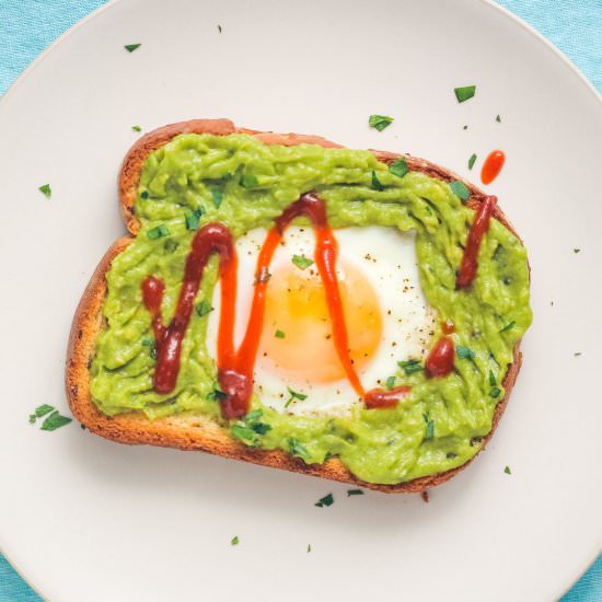 Toaster Oven Egg Toast - Recipe photo by toaster oven love