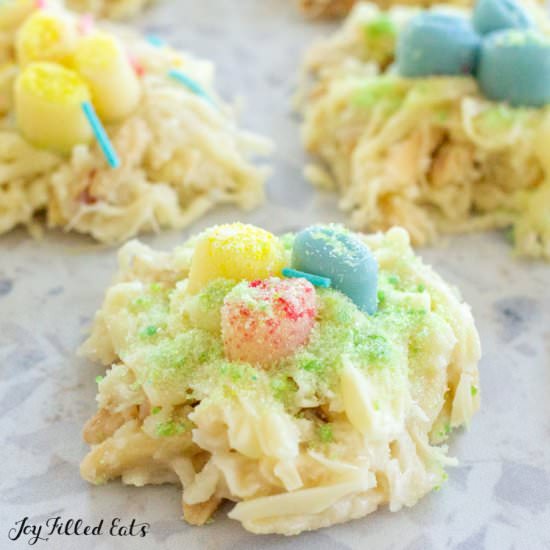Keto Bird's Nest Cookies - Recipe photo by Joy Filled Eats