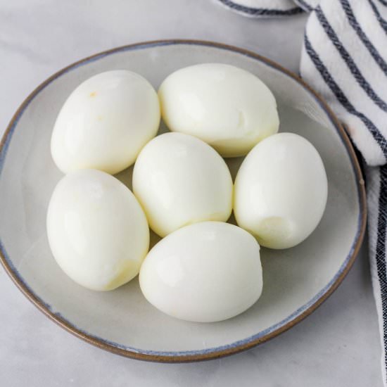 Air Fryer Hard Boiled Eggs - Recipe photo by My Life After Dairy
