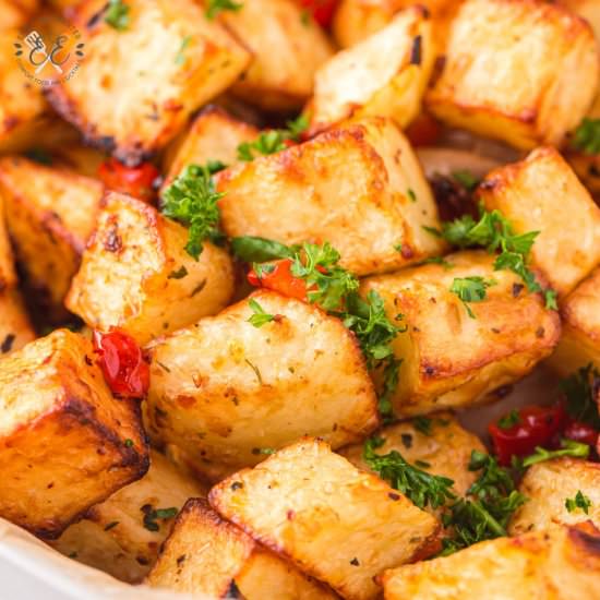 Air Fryer Home Fries - Recipe photo by emilyenchanted