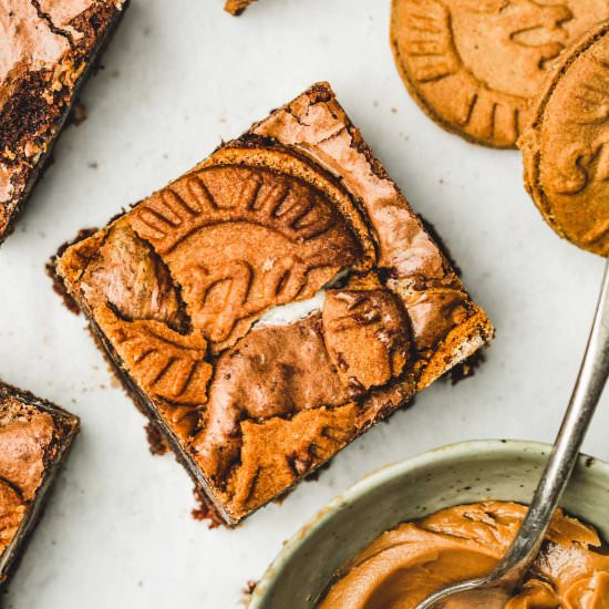 Biscoff Brownies - Recipe photo by Sweetly Cakes