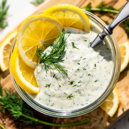 Greek Yogurt Salad Dressing - Recipe photo by Get Inspired Everyday